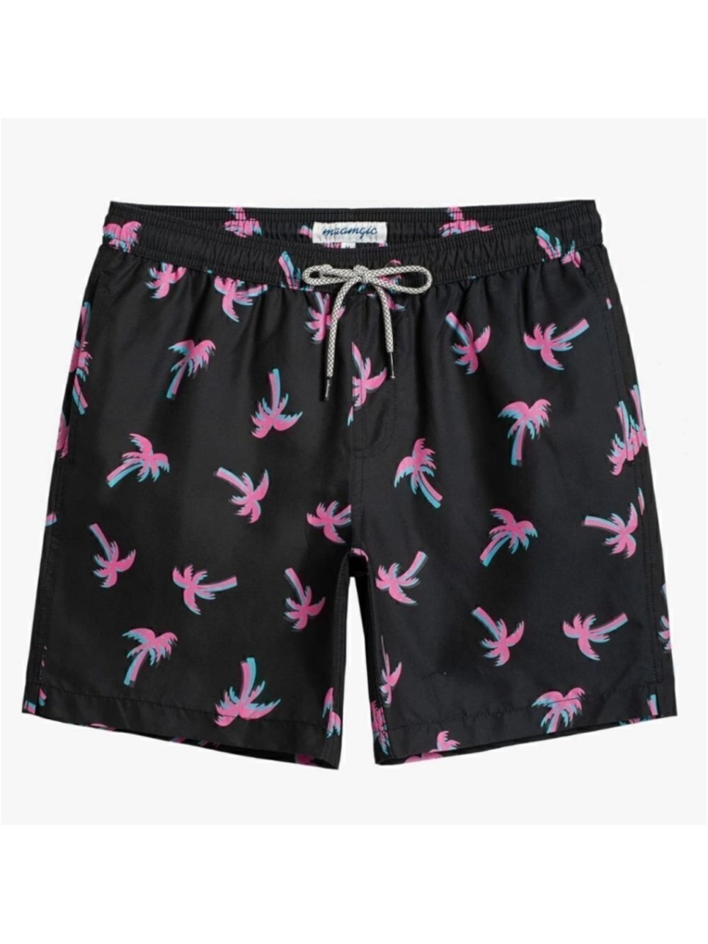 NWT maamgic Mens Swim Trunks Quick Dry Swim Shorts with Mesh Lining Size Large